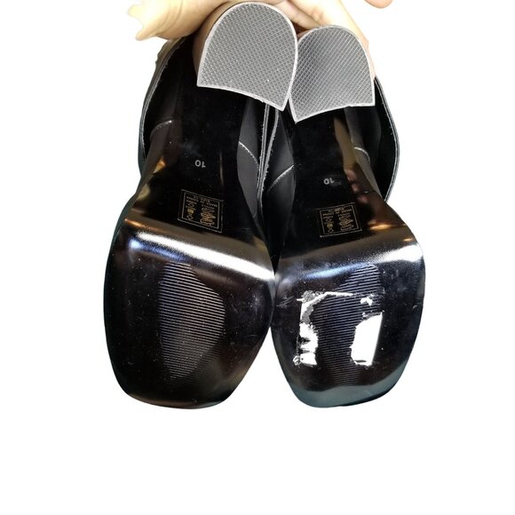Black western Azalea Wang Baby Platform square toe Boots size 10 - Picture 10 of 10